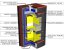 Pyrolytic warm-water stove Pyro Galaxy Aqua 12