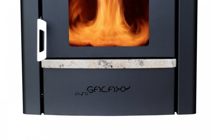 Pyrolytic warm-air stove Pyro Galaxy Air 14 kW