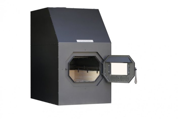 Warm-air wood stove Turbo 120 kW