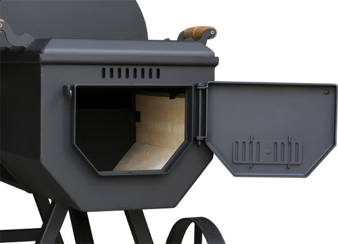 Locomotive VARI Grill for wood with oven