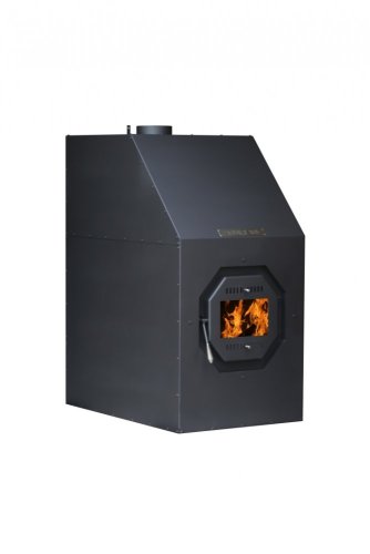 Warm-air wood stove Turbo 40 kW