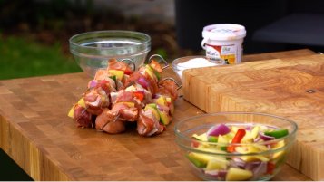 Recept - grilovaná pečeně na jehle