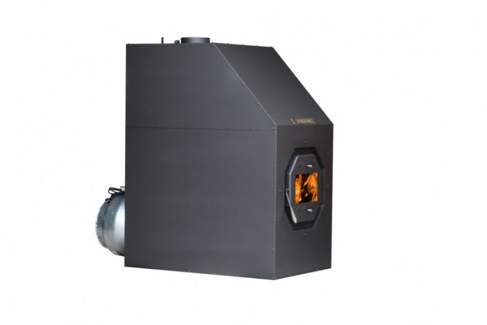 Warm-air wood stove Turbo 50 kW