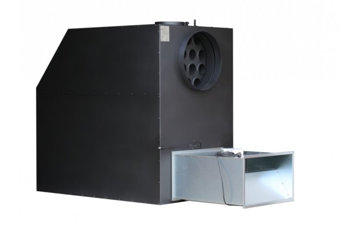 Warm-air wood stove Turbo 120 kW