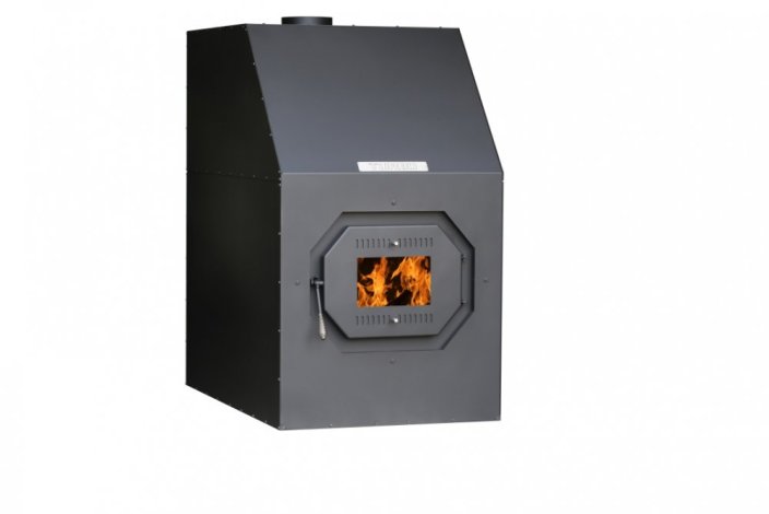Warm-air wood stove Turbo 80 kW