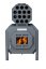Warm-air wood stove Falco Eco 120 kW