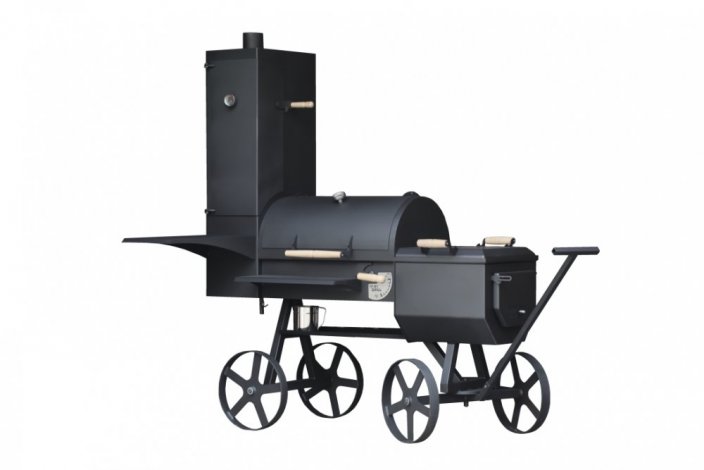 Locomotive VARI Grill for wood with smoker