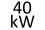 Deflektory na Falco Eco/Turbo 40 kW
