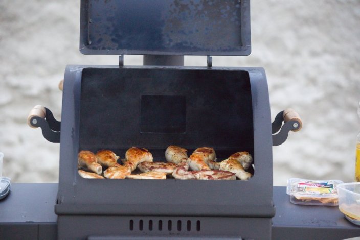 Barrow-Grill - variety with oven without shelves