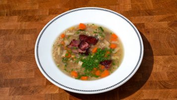 Recept - Hrstková polévka na grilu
