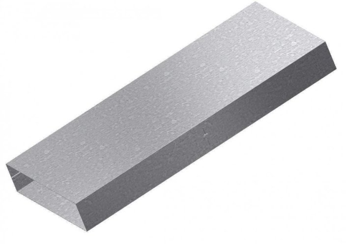 Uzavírací klapka 50x200 mm