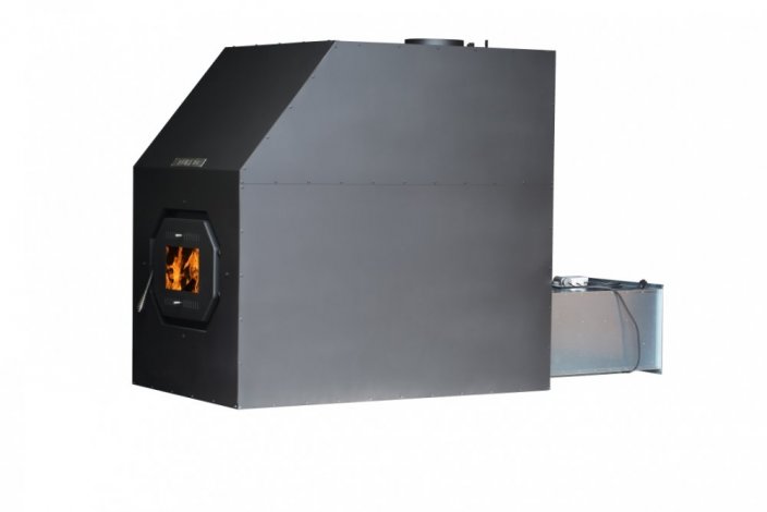 Warm-air wood stove Turbo 120 kW