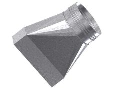 Přechod na kruh symetrický 55x220 mm , L= 125 mm