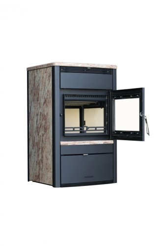 Krbová kamna Sahara 8 kW s rozvody vzduchu