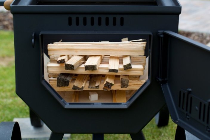 Lokomotive VARI Gril für Holz - Basisversion