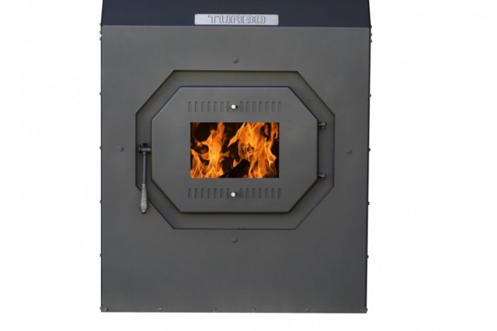 Warm-air wood stove Turbo 120 kW