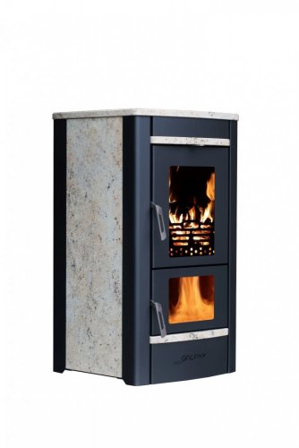 Pyrolytic warm-air stove Pyro Galaxy Air 10 kW